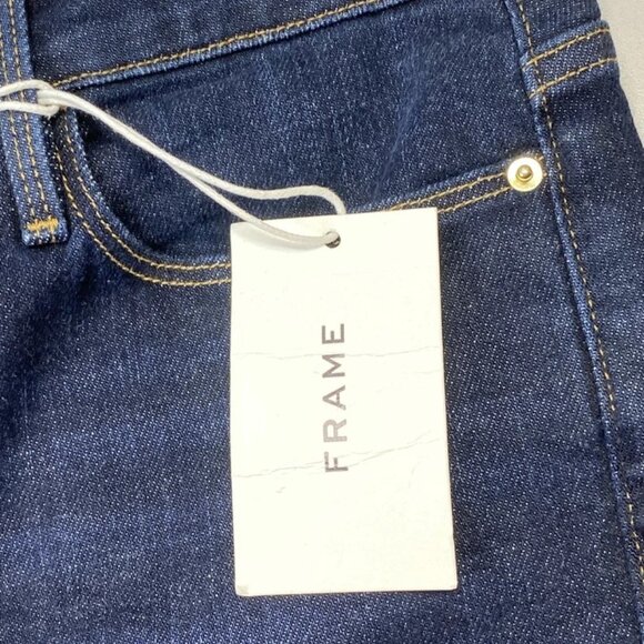 NEW FRAME Women's Le Nouveau Straight Jeans – Size 29 – Blue – High Rise – NWT - Picture 6 of 7